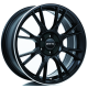 RTX VAPOR Gloss Black with Machined Lip 18x 8 +40 5x114.3