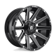 FUEL D615 CONTRA 1PC Gloss Black w Milled Accents 22x10, -18, 8x165.1, Set of rim