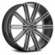 2CRAVE  NUMBER 37 Gloss Black w Machined Face 20 x 8.5, +40 5x114.3 / SET of 4