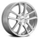 PLATINUM 436S GEMINI Silver 17x7.5 5x100 +40 Single Rim 