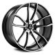 AXE  EX33 Gloss Black w Machined Face 22x9  5x114.3 +35 Wheel  Single Rim 