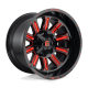 For FUEL D621 HARDLINE 1PC Black w Candy Red Accents 18x 9, +20 6x135 SINGLE RIM