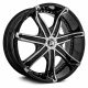 Diablo DNA Black w Chrome Inserts 22 x 8.5, +18 /22 x 9.5, +40 5x112 / SET