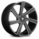 DUB S133 DIRECTA Black with Milled Accents 20x8.5, +45, 5x114.3, Single Rim