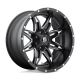 FUEL D567 LETHAL 1PC Matte Black Milled Accents 18x9, +1, 6x139.7, Single Rim 