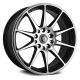 G-LINE ALLOYS G0051 Gloss Black w Machined Face 18x8.5, +35, 5x110/5x114.3 Single Rim