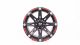 BALLISTIC OFF-ROAD 814 JESTER  Black w Red Inserts 20x9, 0  6x139.7,  Set of rims