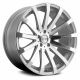 MRR HR9 Silver with Diamond Cut Face 19x8.5, +25, 5x112, Set of rim