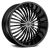 2 CRAVE Gloss Black with Machined Face 24x10, +15 , 6x139.7, Set of rims