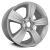 Replica 5 Spokes Silver 17x6.5, -38, 5x114.3, Single Rim