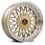 AXE EX10 Gold with Polished Lip 18x8 5x105 +40  Wheel  Single Rim