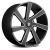 DUB S133 DIRECTA Black with Milled Accents 20x8.5, +45, 5x114.3, Single Rim