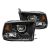 Spyder® - Black Halo Projector Headlights with Parking LEDs For Ram 1500 2014 without Factory Projector